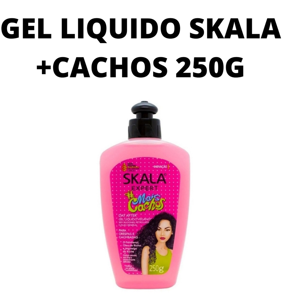 Gel Liquido Vegano Day After Mais Cachos Skala Expert 250G Modelador