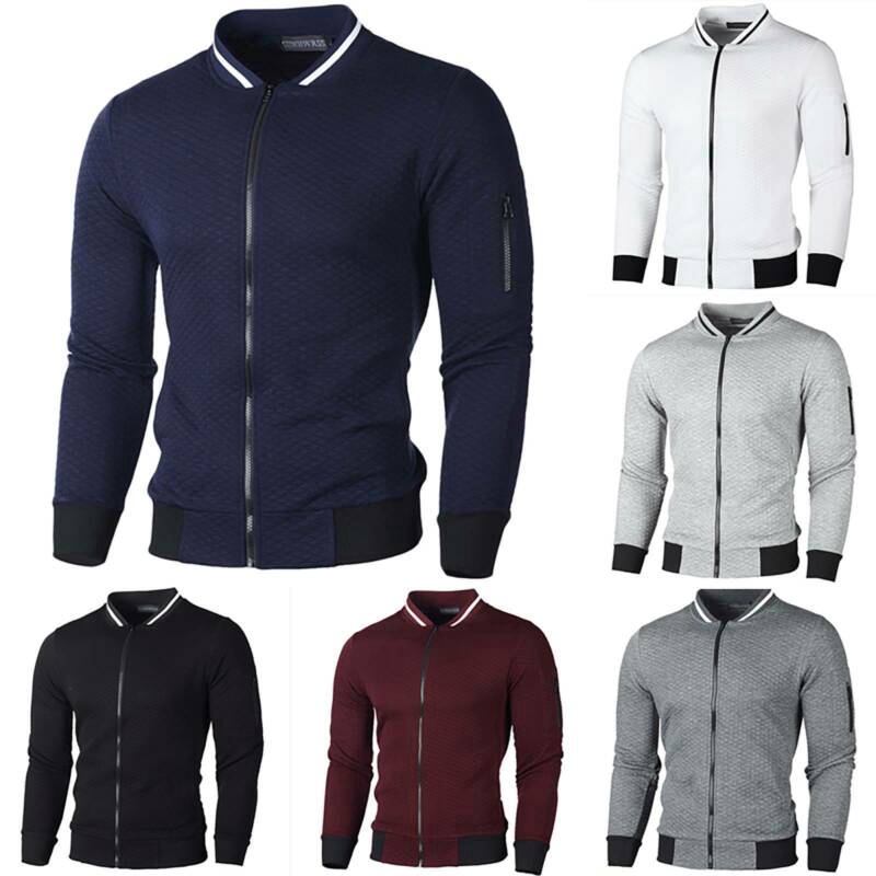 Jaqueta Homem Casual Casaco Masculino Inverno Zíper Quente Shopee Brasil