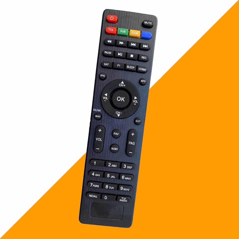 Controle Remoto Receptor Cinebox Tv Fantasia Supremo Linha X Z E