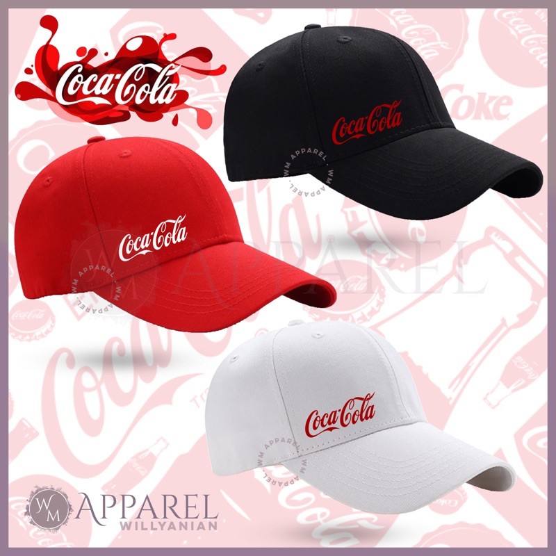 Wm Boné De Beisebol Da Coca cola Estilo Coreano Tecido De Qualidade Premium