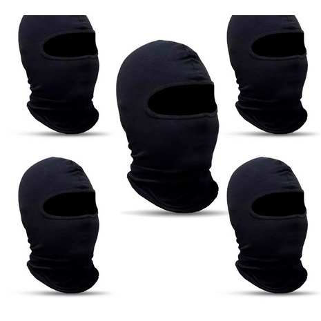 Balaclava Touca Ninja Termica PRETA Motoqueiro Motoboy 30 Unidades