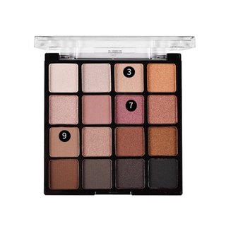 Paleta De Sombras Para Olhos 16 Cores Foscas Nude Shopee Brasil