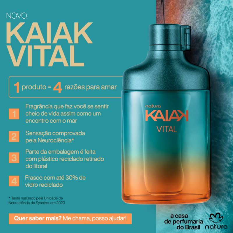 Kaiak Vital Masculino Ml Shopee Brasil