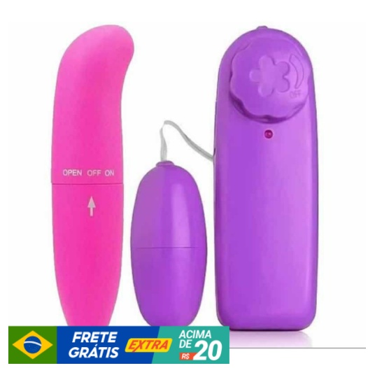 Kit Vibrador Ponto G Liso E Bullet Sex Shop Shopee Brasil