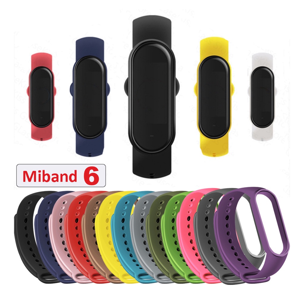 Pulseira Para Xiaomi Mi Band Miband Colorida De Silicone Escorrega