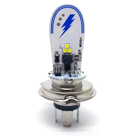 Lampada Original Moto H Super Led Efeito Xenon K W Cg Ybr Cb