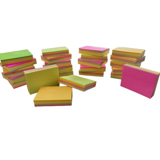 Bloco De Anota Es Post It Neon Colorido Shopee Brasil