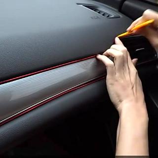 Tiras Flexíveis Decorativas 5m 3m Adesivo Para Porta Do Carro Painel De