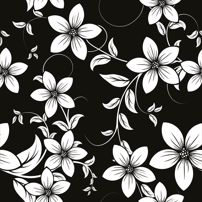 Papel De Parede Adesivo Floral Adesivo De Parede Flores E Folhas