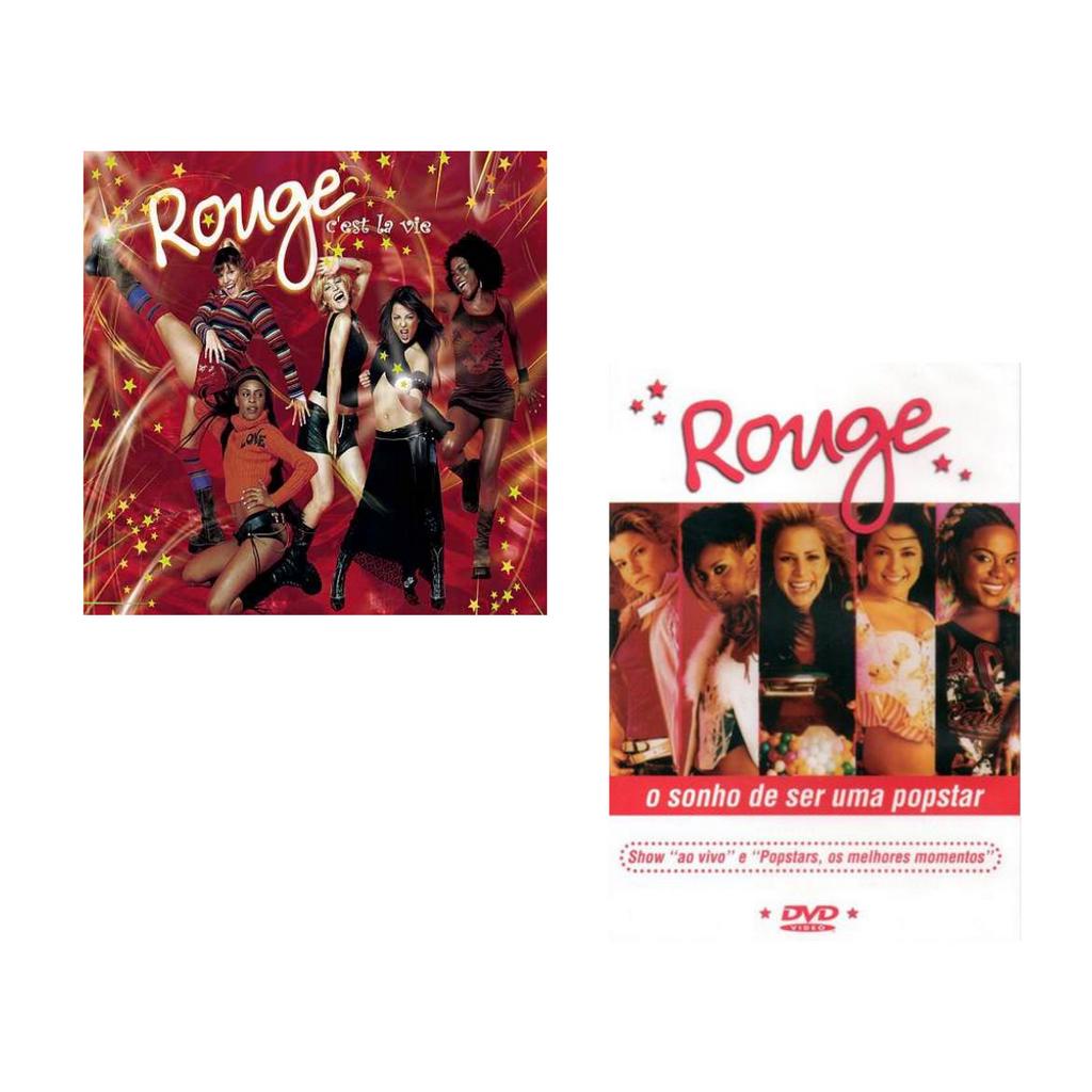 Kit Cd Dvd Rouge Cest La Vie Shopee Brasil