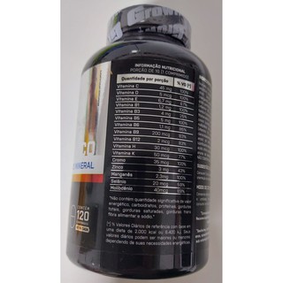 POLIVITAMINICO MASTIGAVEL LARANJA 120 COMP GROWTH SUPPLEMENTS Shopee