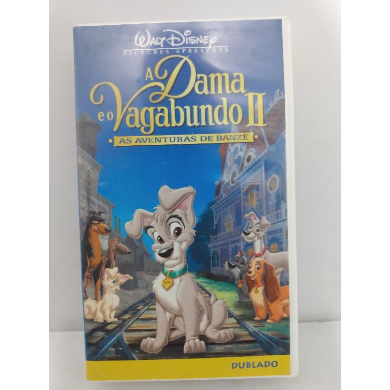 Fita Cassete Em Vhs Do Filme A Dama E O Vagabundo Shopee Brasil