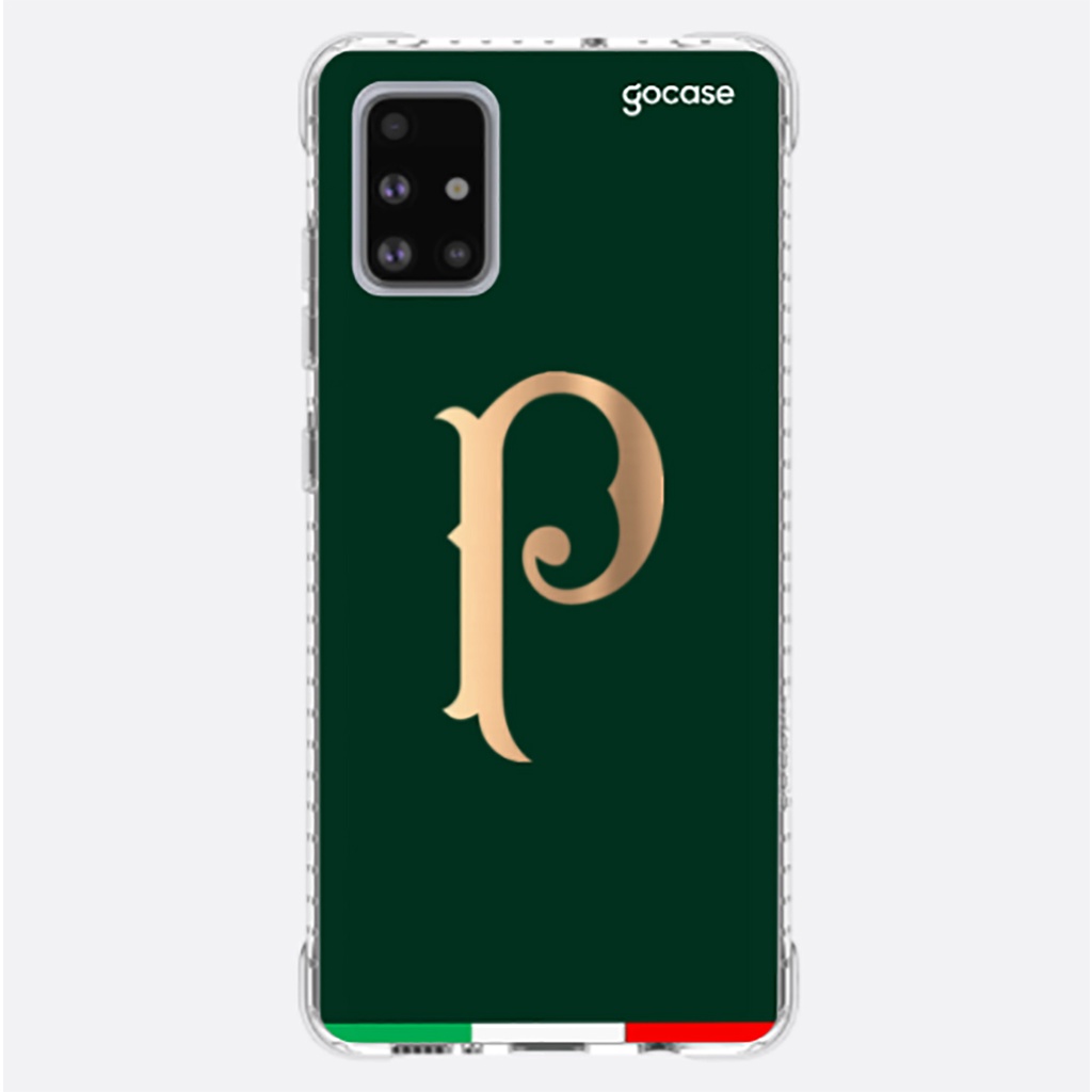 Capa Capinha Gocase P Todos IPhone Palmeiras Retro Gold Escorrega