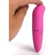 Vibrador Ponto G Em ABS Textura Aveludada ROSA Miss Collection