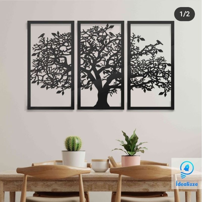 Quadro Decorativo Arvore Da Vida Em Mdf Mm Vazado Shopee Brasil