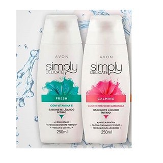 Sabonete Liquido Intimo Simply Delicate Avon Ml Shopee Brasil