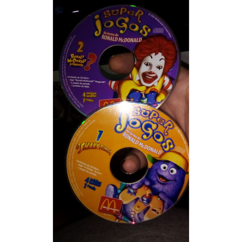 Super Jogos Ronald Mcdonald Cds Para Pc Shopee Brasil