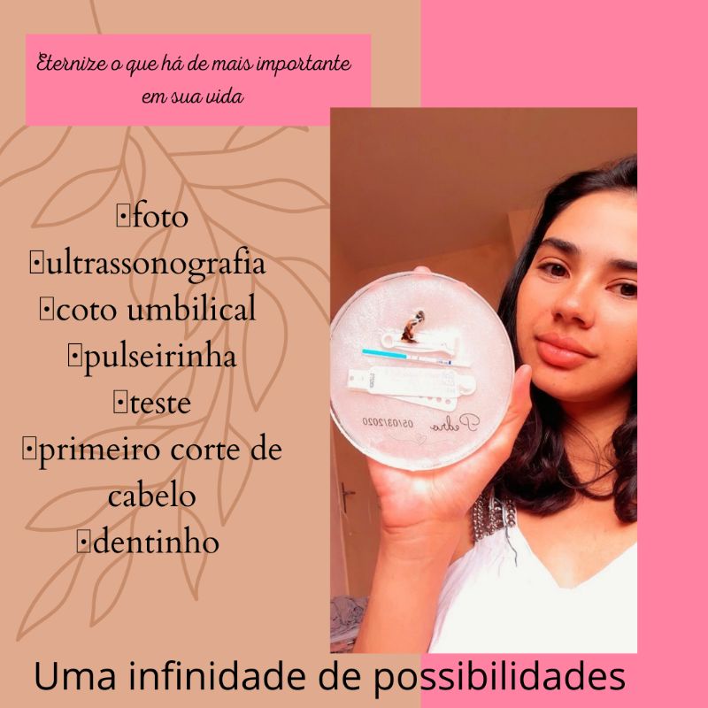 plaquinha lembranças maternidade 9cm Shopee Brasil