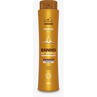 Kit Capilar Banho De Verniz Belkit 2 Itens Shampoo E Condicionador