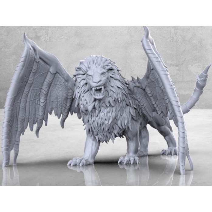 Miniatura Manticore RPG Impresso Resina Shopee Brasil