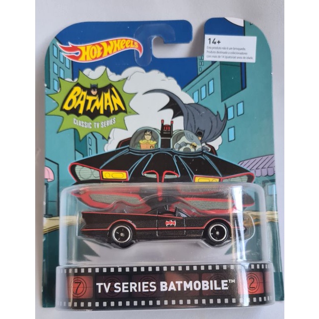 Hot Wheels Premium Retro Entertainment Batman Tv Series Batmobile Shopee Brasil