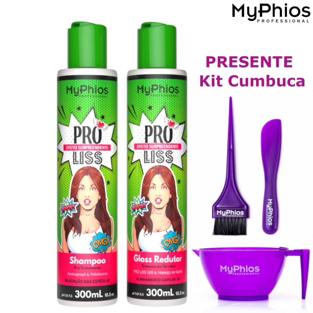 Escova Progressiva 300ml Proliss Tratamento Capilar Myphios Shopee Brasil