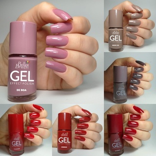 Esmalte Bella Brazil Efeito Gel Seca Sem Cabine Ml Shopee Brasil