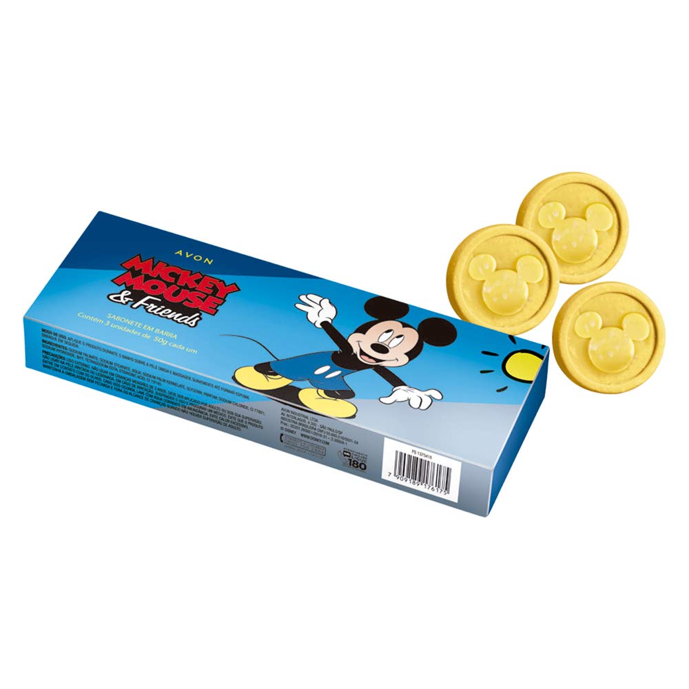 Sabonete Em Barra Mickey Mouse Friends Shopee Brasil