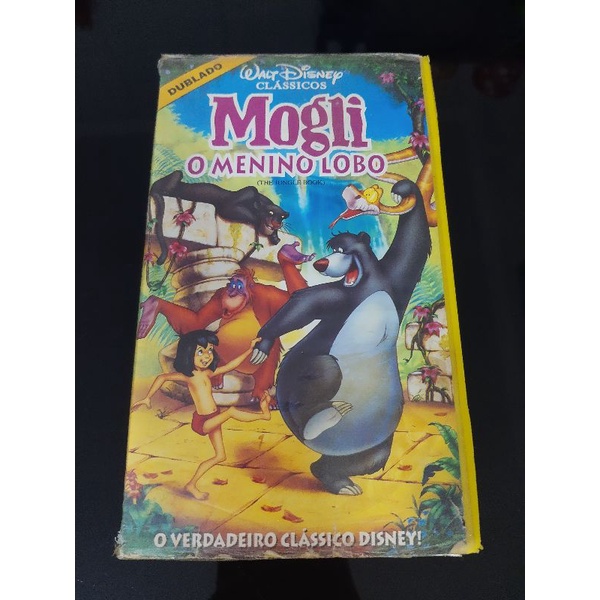 Fita VHS Mogli O Menino Lobo Shopee Brasil