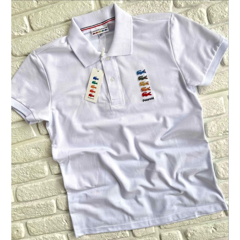 Camisa Polo Lacoste X Polaroid Sport Live Femenino Masculino Queima