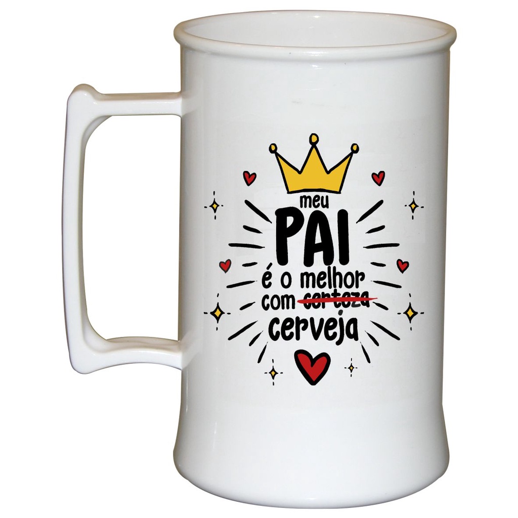 Canecas De Chopp Ml Dia Dos Pais Shopee Brasil