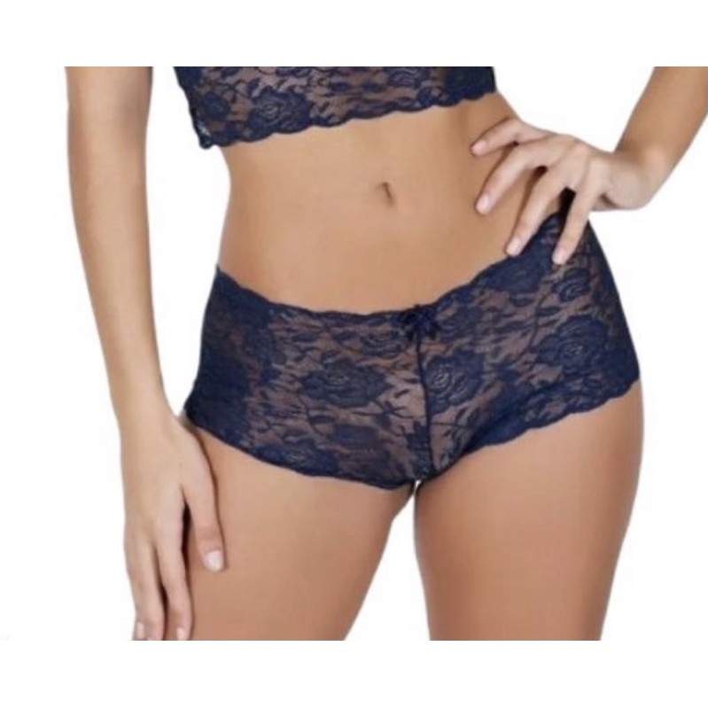 Calcinha Caleçon Calcinha de renda Shortinho de renda Lingerie Sexy