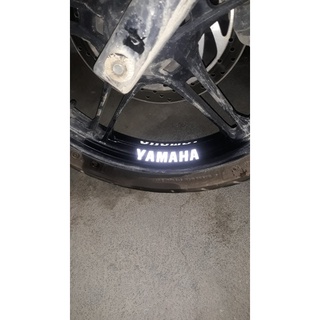 Adesivo Roda Moto Refletivo Prata Aro Interno Yamaha AF07 Shopee Brasil