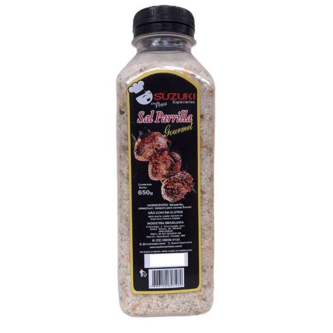 Sal De Parrilla Gourmet 650g Suzuki Especiarias Shopee Brasil