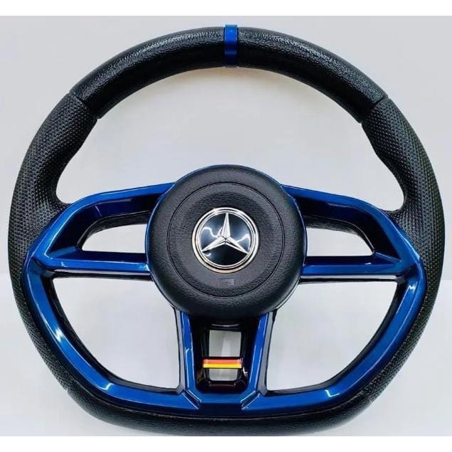 Volante Esportivo Gti Caminhão Mb 1620 709 1113 Azul Shopee Brasil