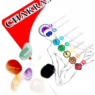 Pedras 7 Chakras Kit De Pedras Naturais Roladas Shopee Brasil