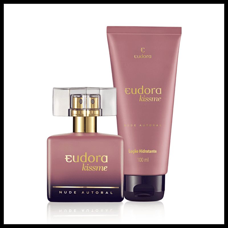 Kit Kiss Me Nude Autoral Colônia Desodorante Hidratante Desodorante