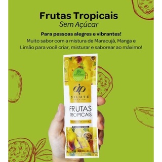 Xarope Dilute Frutas Tropicais sem açúcar Drinks Sachê 30ml Shopee Brasil