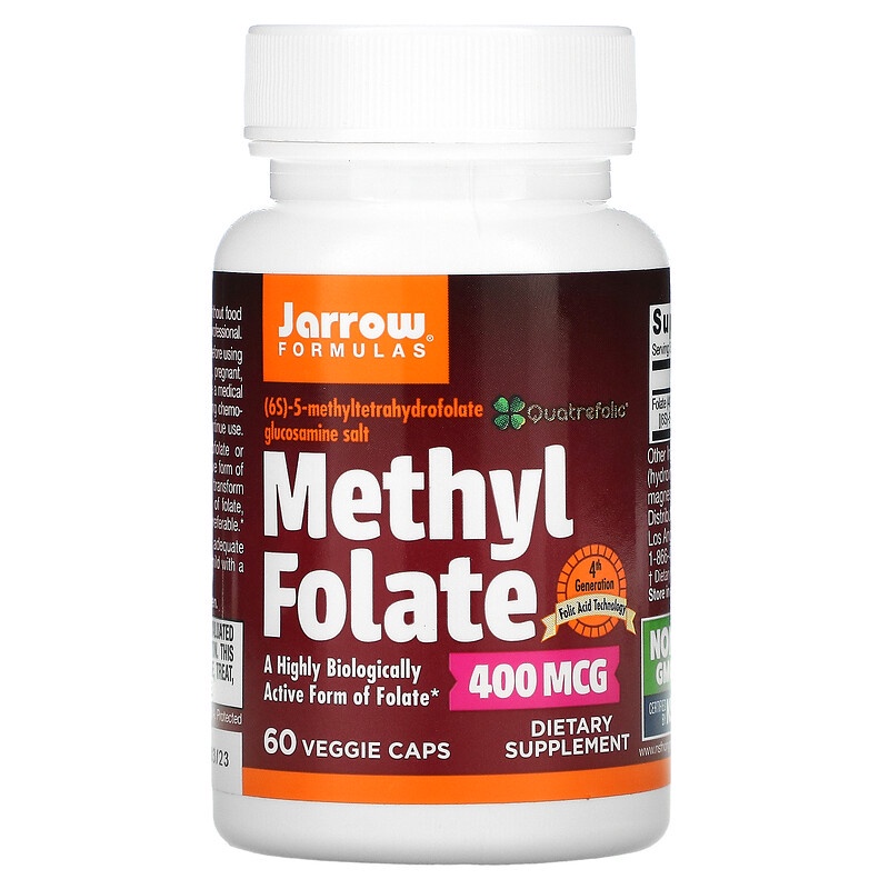 Methyl Folate Metil Folato Vitamina B Mcg Caps Jarrow Shopee