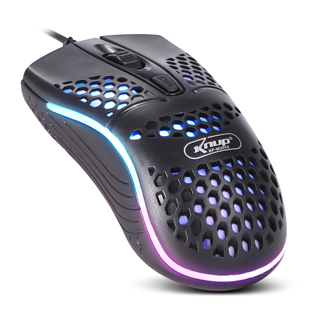 Mouse Gamer Ptico Knup Kp Mu Ultraleve Usb Led Rgb Shopee Brasil