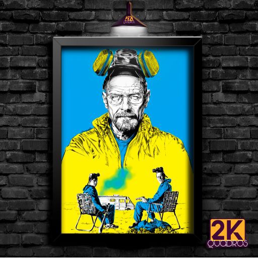 Quadro Decorativo Breaking Bad Say My Name Walter White Quimico