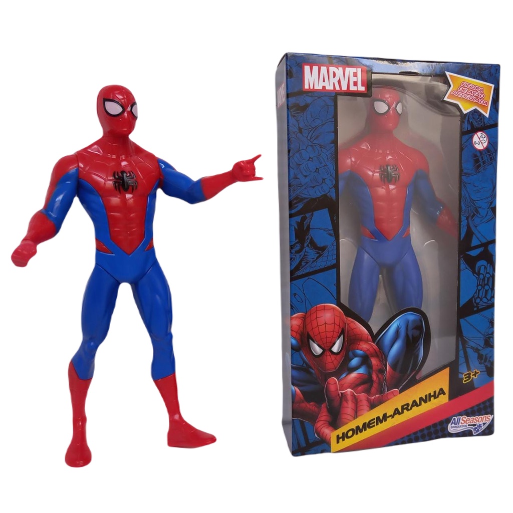 Boneco Homem Aranha Marvel Articulado Spider Man Original Shopee Brasil