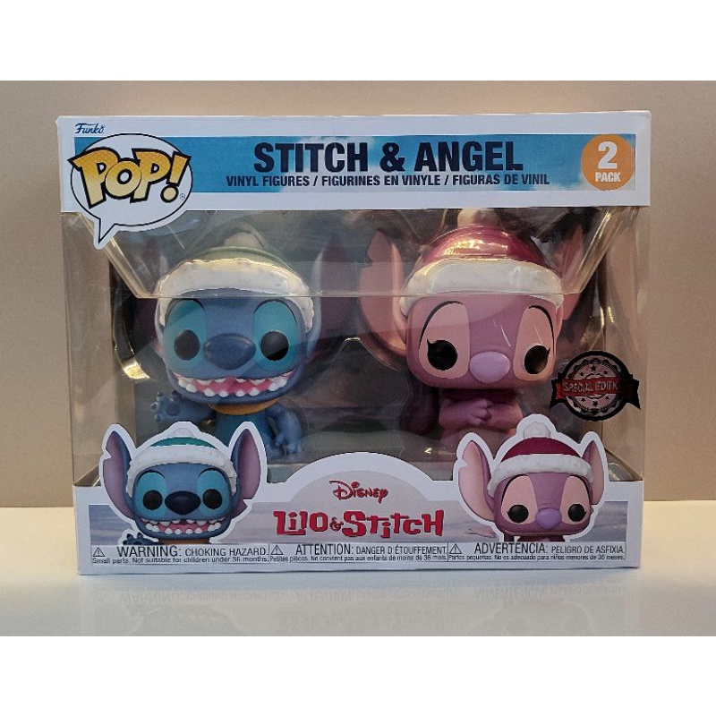 Funko Pop Disney Lilo e Stitch Stitch Angel pack 2 Escorrega o Preço