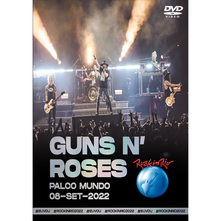 Guns N Roses Rock In Rio Dvd Shopee Brasil