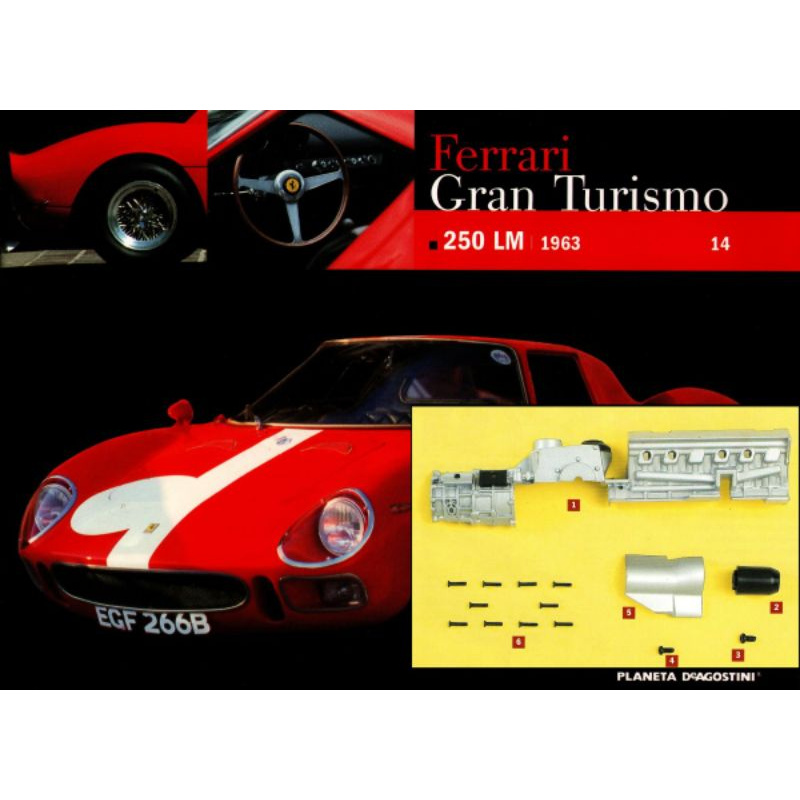 Edição 14 Fascículo e Peças Da Coleção Ferrari Gran Turismo Ferrari