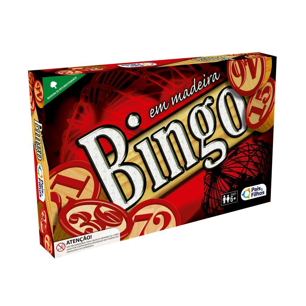 Jogo Bingo Em Madeira Super Jogos Pais E Filhos Shopee Brasil