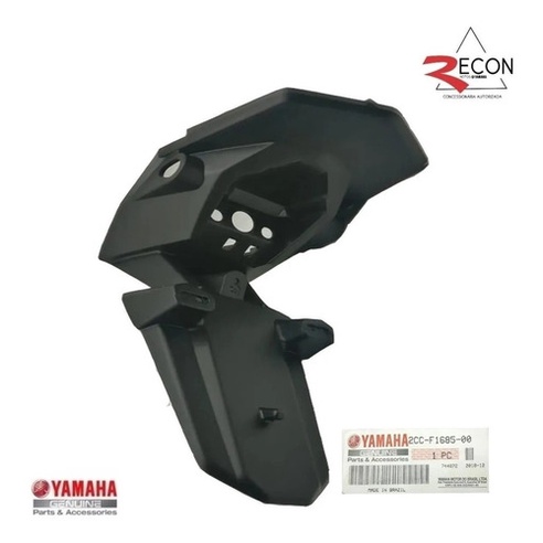 Paralama Traseiro Yamaha Crosser Suporte De Placa Origin Shopee