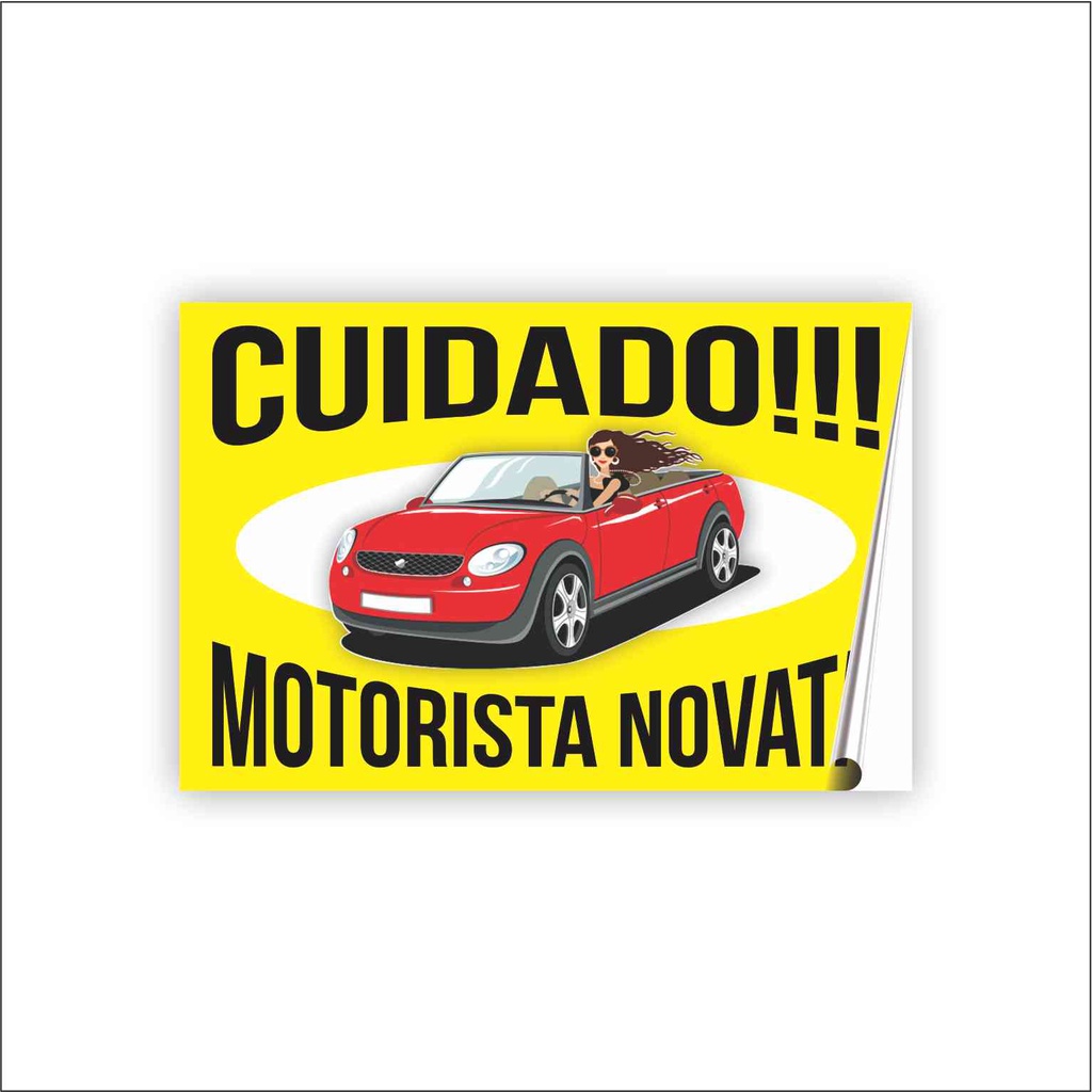 Adesivo Motorista Rec M Habilitada Novata Shopee Brasil