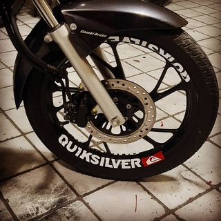 Adesivo Quiksilver Roda Moto Kit 8 Adesivos Brinde Shopee Brasil