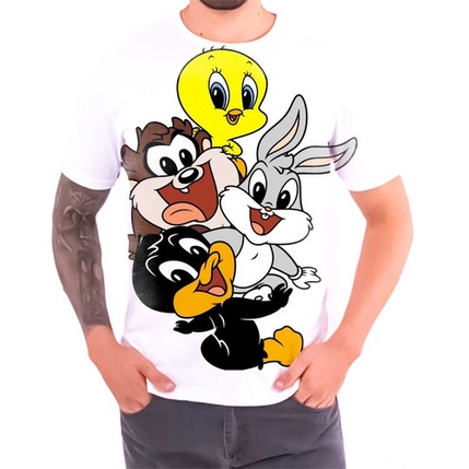 Camiseta Camisa Baby Looney Tunes Perna Frajola Taz Piu 11 Shopee Brasil